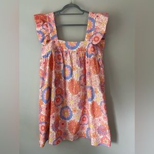 Tuckernuck x Cameran Eubanks Wimberly FOLLY FLORAL HAZEL FLUTTER SLEEVE DRESS